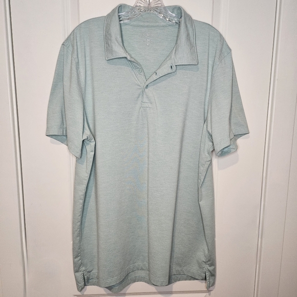 J. Crew Mens Polo Shirt Light Green Short Sleeve Classic Casual Golf Top XL - Picture 1 of 9